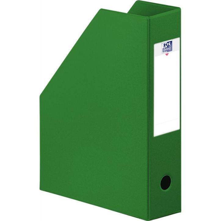 Boite de classement en PVC a  pan coupé dos 10 cm vert 400080232 HAMELIN