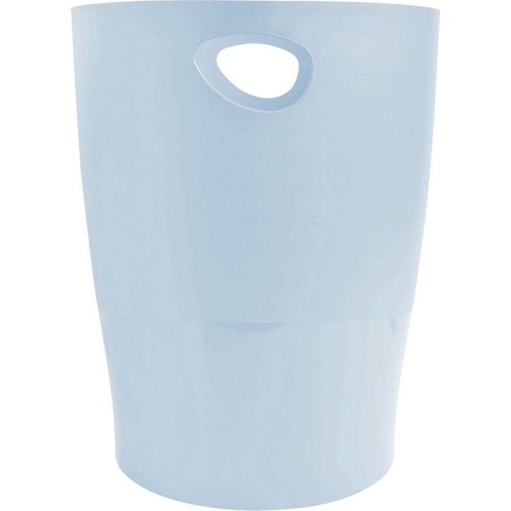 Corbeille a papier Ecobin bleu pastel 15L 45362D AQUAREL EXACOMPTA