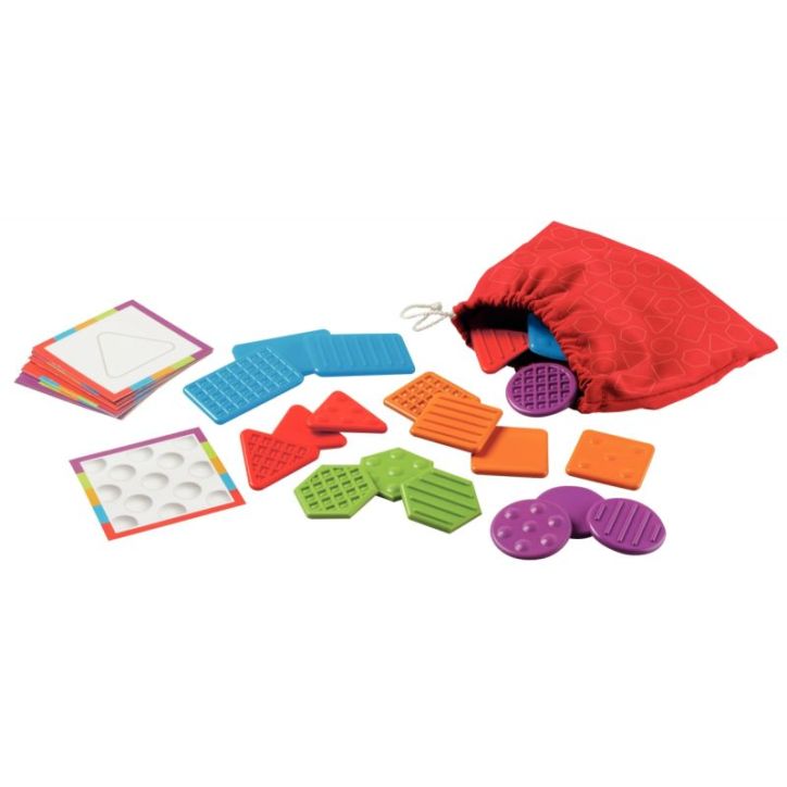 Set de 20 formes tactiles + 10 cartes LER9075