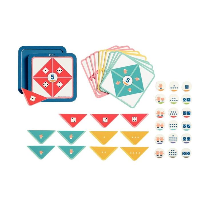 Atelier Compléments du nombre pour 2 enfants 363112 NATHAN