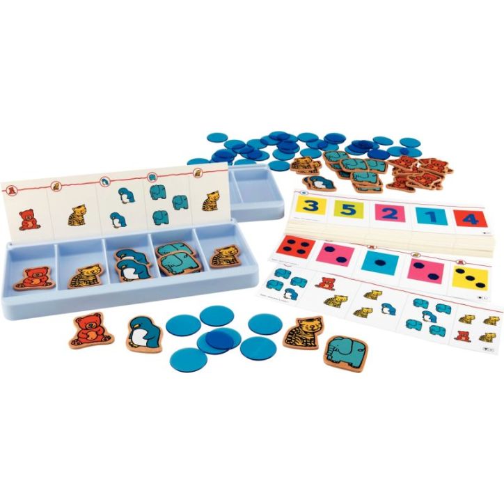 Atelier boîtes a compter niveau 1 pour 2 enfants 388417 NATHAN