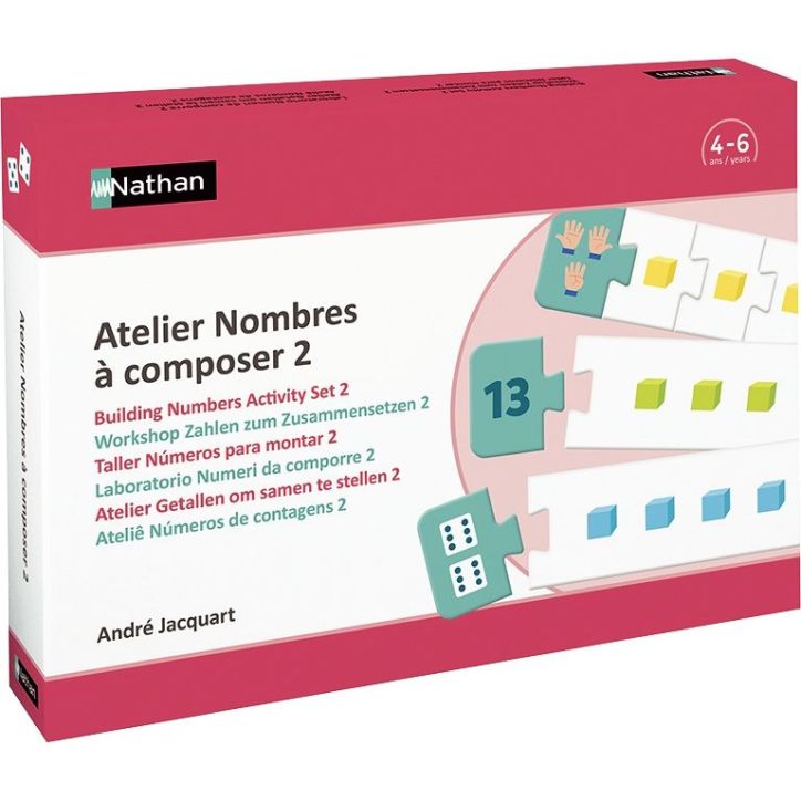 Atelier Nombres a composer 2 pour 2 enfants 345162 NATHAN