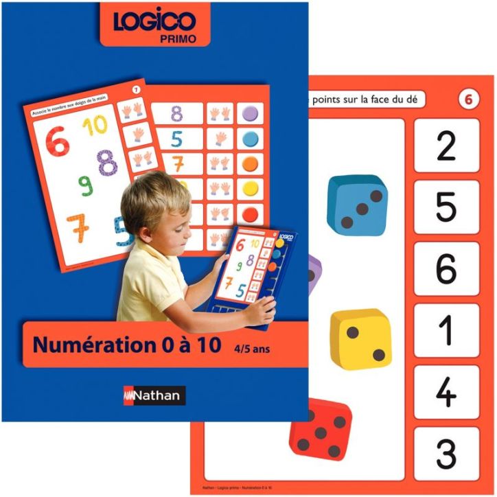 Fichier LOGICO PRIMO numération de 0 a 10 388065 NATHAN