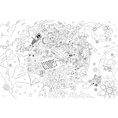 Pack scolaire remisé 6 coloriages géants BOUCHUT