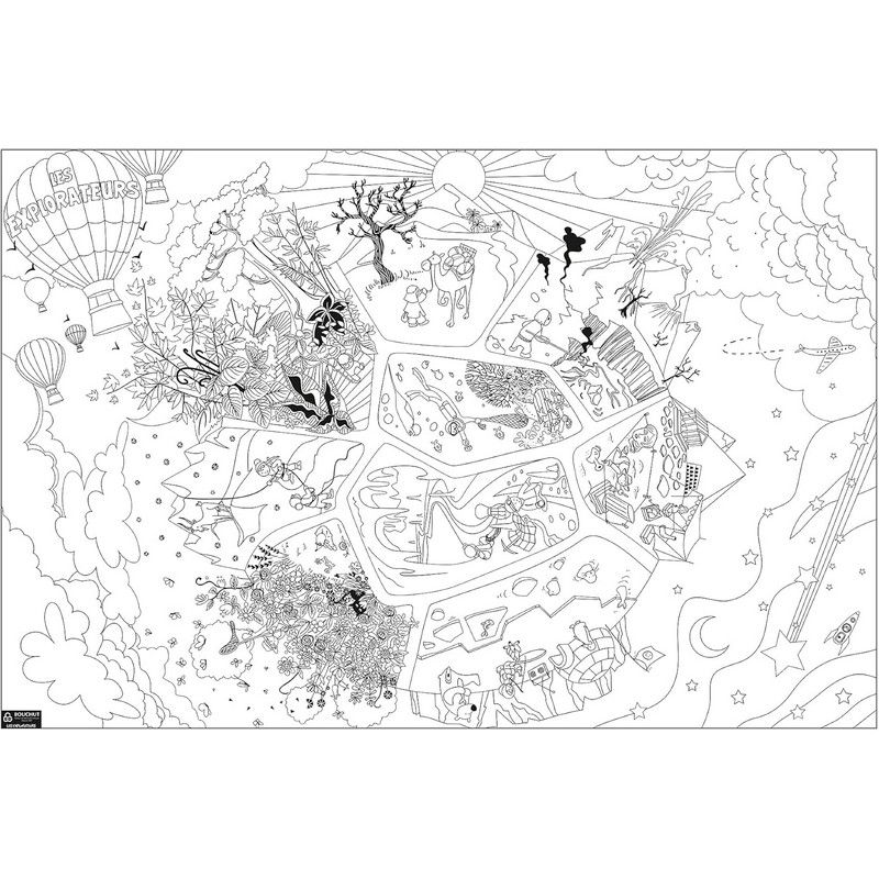 Pack scolaire remisé 6 coloriages géants BOUCHUT Pack scolaire remisé 6 coloriages géants BOUCHUT
