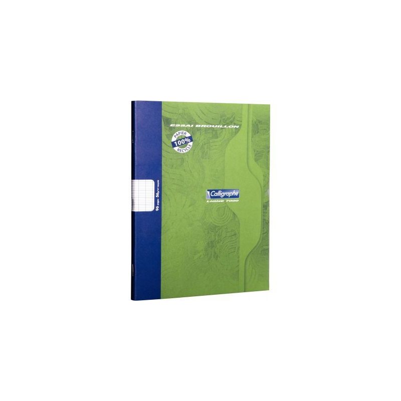 Achetez Cahier de brouillon 96 pages seyès 56g, format 17x22 cm 2196C CALLIGRAPH CLAIREFONTAINE pas..