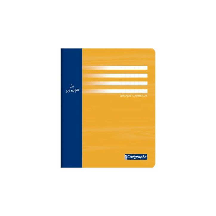 Cahier de brouillon 48 pages seyès 56g, format 17x22 cm 5412C CLAIREFONTAINE