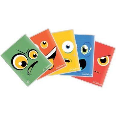 Achetez Cahier piqué écolier 96 pages 80g, quadrillé 10x10, format A5 148PQ10 AURORA pas cher sur..