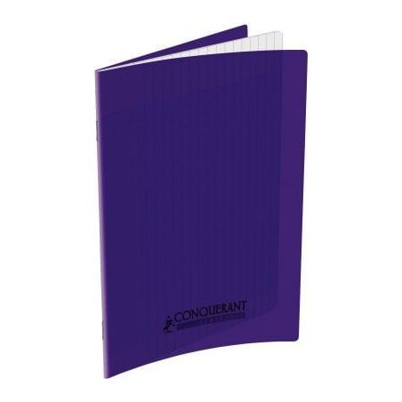 Achetez CONQUERANT C9 Cahier piqûre 17x22cm 96 pages 90g grands carreaux Séyès. Couverture polypr..