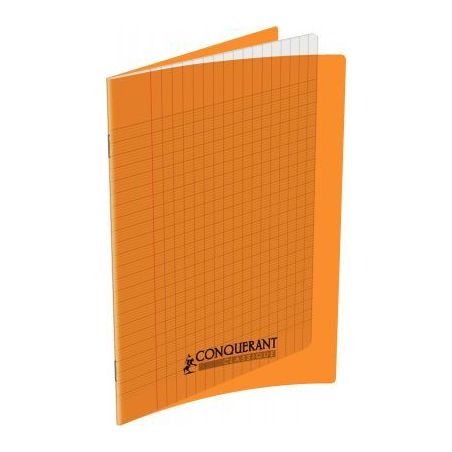 Achetez CONQUERANT C9 Cahier piqûre 17x22cm 32 pages 90g grands carreaux Séyès. Couverture polypr..
