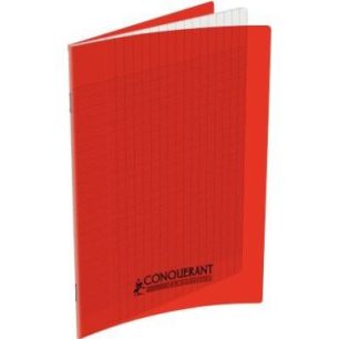 Achetez CONQUERANT C9 Cahier piqûre 17x22cm 32 pages 90g grands carreaux Séyès. Couverture polypr..