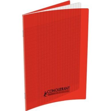 Achetez CONQUERANT C9 Cahier piqûre 17x22cm 32 pages 90g grands carreaux Séyès. Couverture polypr..