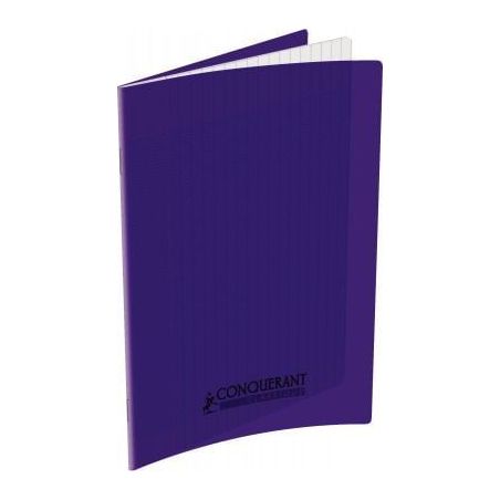 Achetez CONQUERANT C9 Cahier piqûre 17x22cm 32 pages 90g grands carreaux Séyès. Couverture polypr..