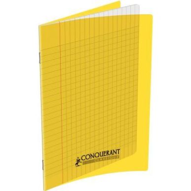 Achetez CONQUERANT C9 Cahier piqûre 17x22cm 32 pages 90g grands carreaux Séyès. Couverture polypr..