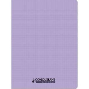 Achetez Piqûre 96 pages CONQUERANT, 17x22 cm, seyès, couv PP lilas 100902112 CONQUERANT HAMELIN pa..