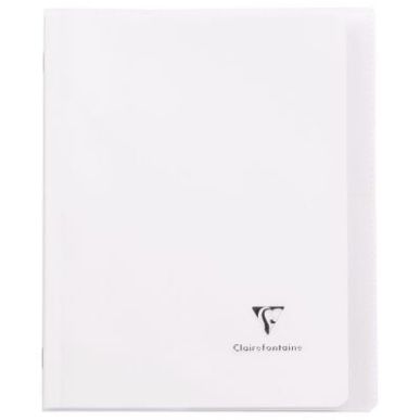 Achetez Piqûre 96 pages 17x22 cm KOVERBOOK, seyès 90g, couverture en polypropylène, incolore 9514..