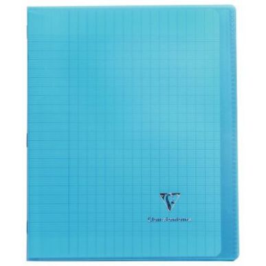 Achetez Piqûre 96 pages 17x22 cm KOVERBOOK, seyès 90g, couverture en polypropylène, bleu 951402C ..