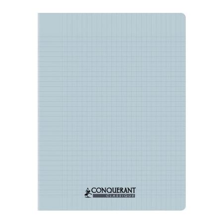 Achetez Piqûre 96 pages CONQUERANT, 17x22 cm, seyès, couv PP bleu pastel 100902114 CONQUERANT HAME..