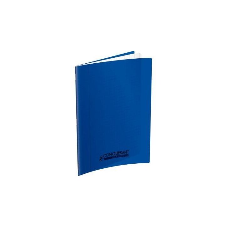 Piqûre 140 pages A4, seyès, couverture polypropylène, bleu 400089829 HAMELIN