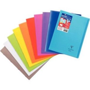 Achetez Piqûre 96 pages KOVERBOOK, format A4, seyès 90g, couverture polypropylène coloris assorti..
