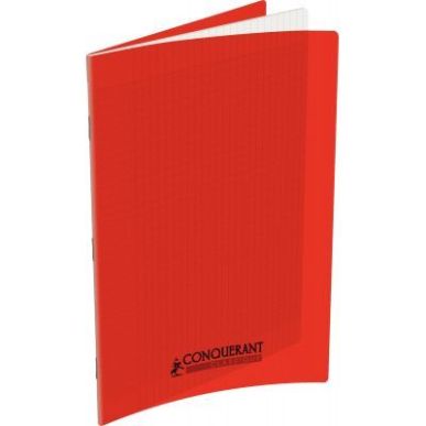 Achetez Piqûre 96 pages 21x29,7 cm, seyès 90g couverture polypropylène rouge 100102940 HAMELIN pa..