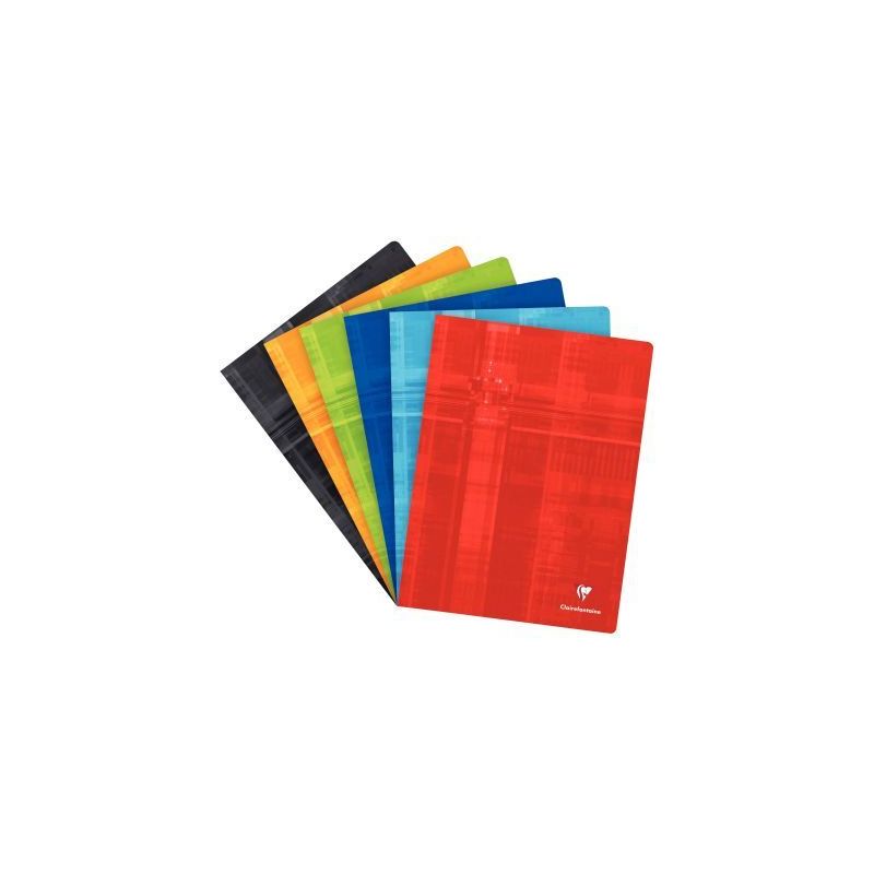 Achetez CLAIREFONTAINE Cahier piqûre 96 pages Seyès 24x32. Couverture carte pas cher sur Ma Rentr ..