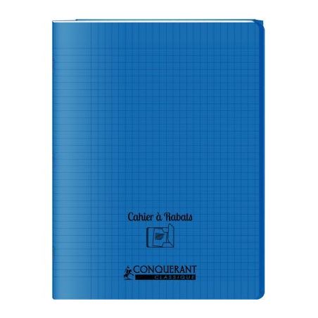 Achetez Piqûre 96 pages couverture polypropylène avec 2 rabats format 24x32 cm seyes bleu 40010401..