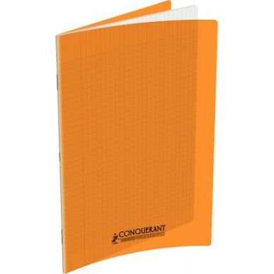 Achetez Piqûre 96 pages 24x32 cm, seyès 90g couverture polypropylène orange 100105480 HAMELIN pas..