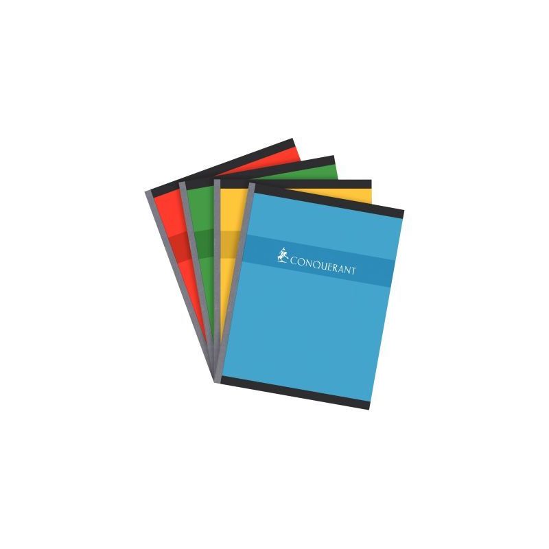 Achetez CONQUERANT C7 Cahier reliure brochure 17x22 cm 192 pages 70g petits carreaux 5x5 NF pas cher..