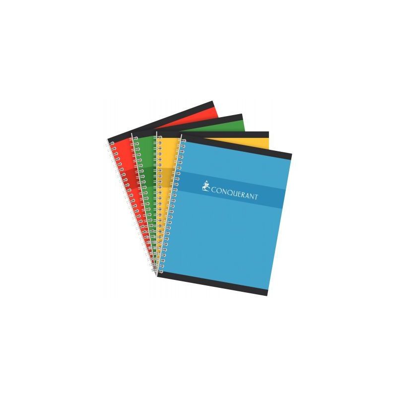 Achetez CONQUERANT C7 Cahier reliure spirale 17x22 cm 100 pages 70g petits carreaux 5x5 NF pas cher ..