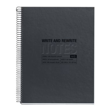Achetez NOTEBOOK MIQUELRIUS format A4, 120 feuilles 80g, quadrillé 5x5, couverture carton recyclé ..