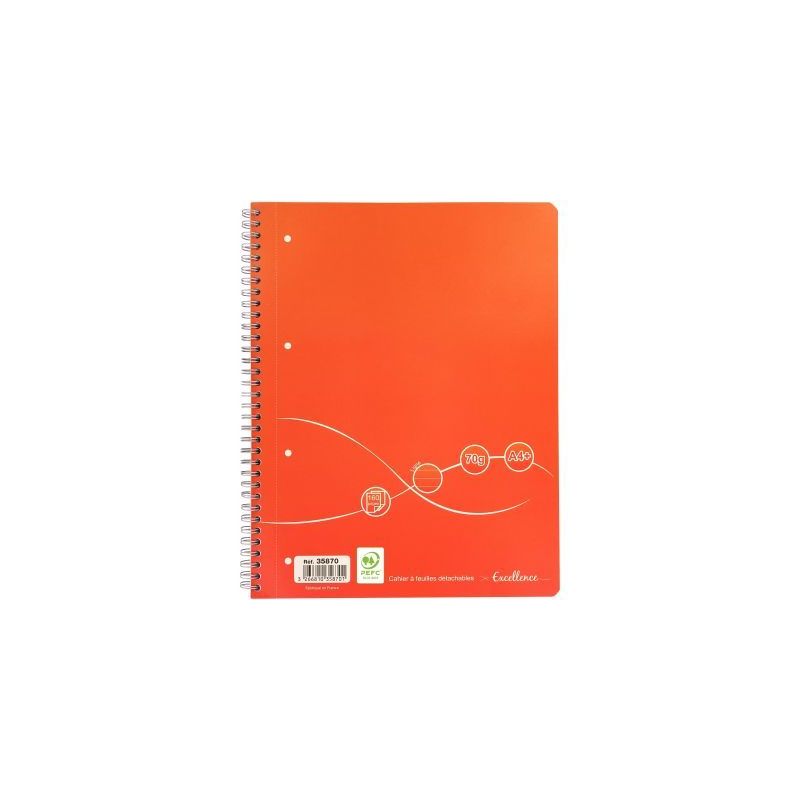 Achetez Cahier à reliure intégrale Excellence 160 pages, format A4+, ligné, papier 70g 400089310 ..