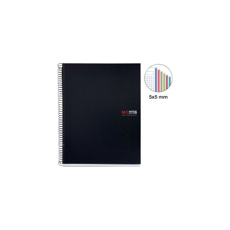 Achetez NOTEBOOK MIQUELRIUS format A4, 150 feuilles 70g, quadrillé 5x5, couverture PP noir MR2824 M.. Achetez NOTEBOOK MIQUELRIUS format A4, 150 feuilles 70g, quadrillé 5x5, couverture PP noir MR2824 M..