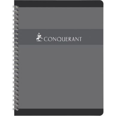 Achetez CONQUERANT C7 Cahier reliure spirale 21x29,7 cm 180 pages 70g grands carreaux séyès NF pas..