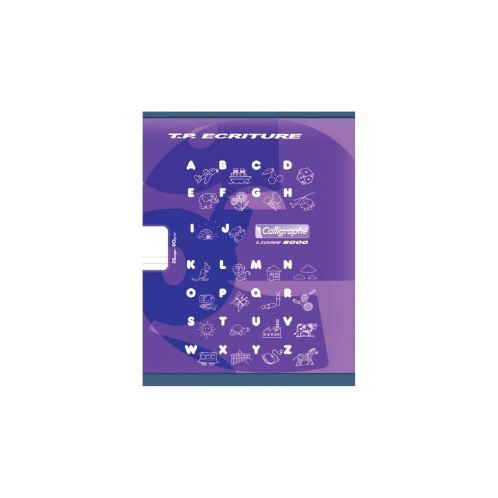 Piqûre 32 pages 17x22 cm, double ligne 5 mm interligne et verticale / uni, papier 90g 108503C CLAIREFONTAINE