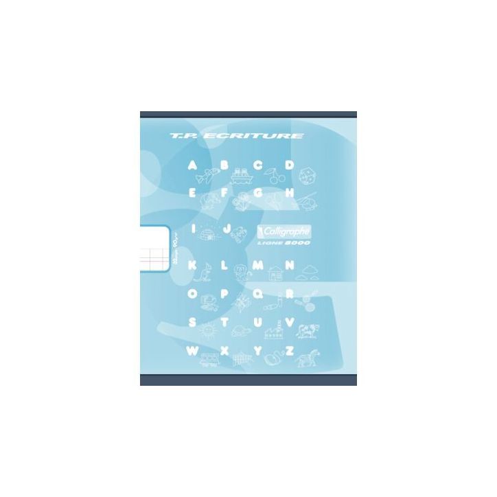 Piqûre 32 pages 17x22 cm, double ligne 3 mm interligne et verticale / uni, papier 90g 108501C CLAIREFONTAINE