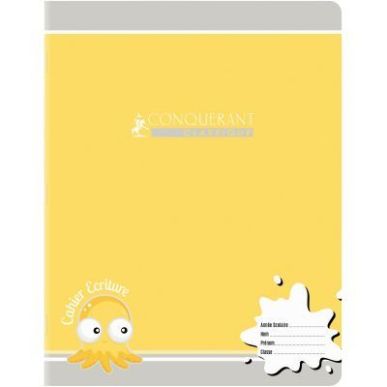 Achetez Cahier d'apprentissage piqûre 32 pages, format 17x22 cm, réglure maternelle double ligne 2..