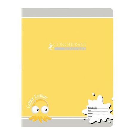 Achetez Cahier d'apprentissage piqûre 32 pages, format 17x22 cm, réglure maternelle double ligne 3..