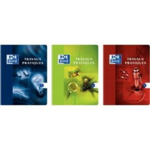 Achetez Cahier de travaux pratiques piqûre 96 pages ( 48 seyes + 48 pages dessin 120 g ) 17x22 cm 1..