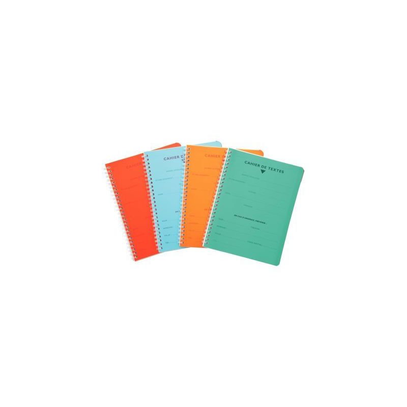 Achetez Cahier de texte, 17x22 cm, séyès Reliure intégrale, 124 pages, blanc, 90g 458460C CLAIREF..