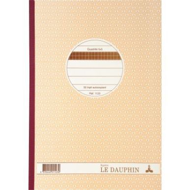 Achetez Manifold NCR format 297X210mm quadrillé autocopiant 50 tripli 1123D LE DAUPHIN pas cher sur..