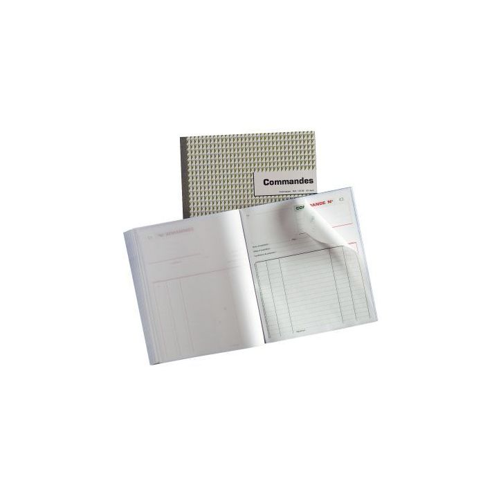 Manifold Commandes NCR format 21 x 18 cm 50 triplicatas autocopiants 13103E EXACOMPTA