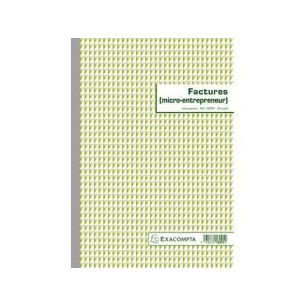 Achetez Manifold Facture micro-entrepreneur format 21x29.7cm 50 duplicatas autocopiants 13291E EXACO..
