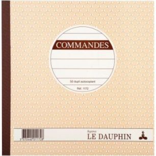 Achetez Manifold Commandes NCR 21 x 21 cm 50 duplicatas autocopiants 1172D LE DAUPHIN pas cher sur M..