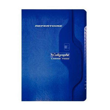 Achetez Répertoire piqué 96 pages, format 17 x 22 cm, quadrillé 5x5 851C CLAIREFONTAINE pas cher ..