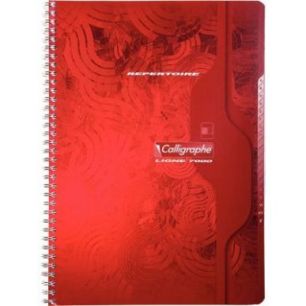 Achetez CONQUERANT C7 Répertoire spiralé 180 pages 70g 21x29,7cm petits carreaux 5x5. Couverture c..