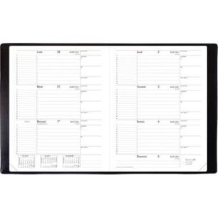 Achetez Agenda semainier août à août le principal noir 164034Q QUO VADIS pas cher sur Ma Rentrée..