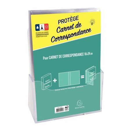 Achetez Protège carnet de correspondance 24493E EXACOMPTA pas cher sur Ma Rentrée Scolaire