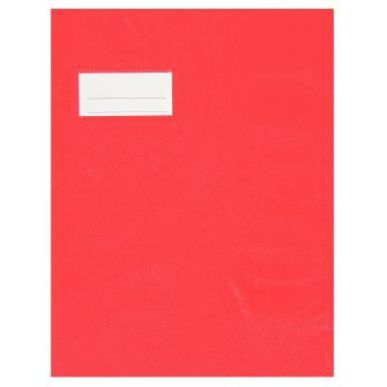 Achetez Paquet de 10 protèges-cahier épaisseur 21/100ème 17x22 cm PVC rouge 1110433 rouge pas che..
