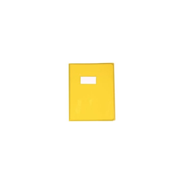 Protège-cahier cristal 17 x 22cm 22/100 jaune 73004C CLAIREFONTAINE